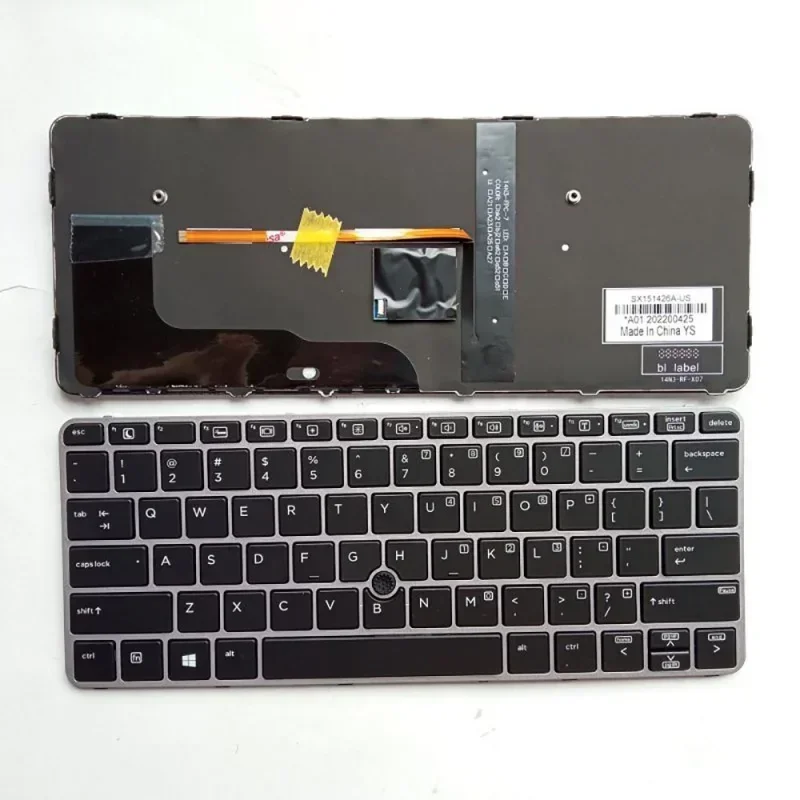 

New US keyboard with Backlit For HP elitebook 725 G3 G4 820 G3 820G4