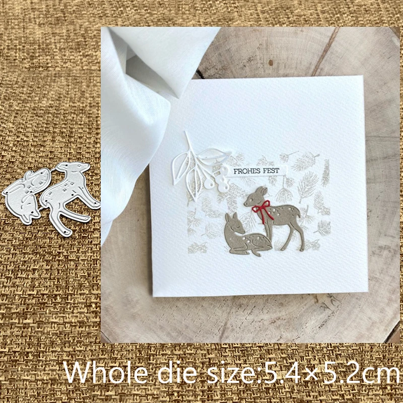 

XLDesign Craft Metal stencil mold Cutting Dies Christmas deer decoration scrapbook die cuts Album Paper Card Craft Embossing