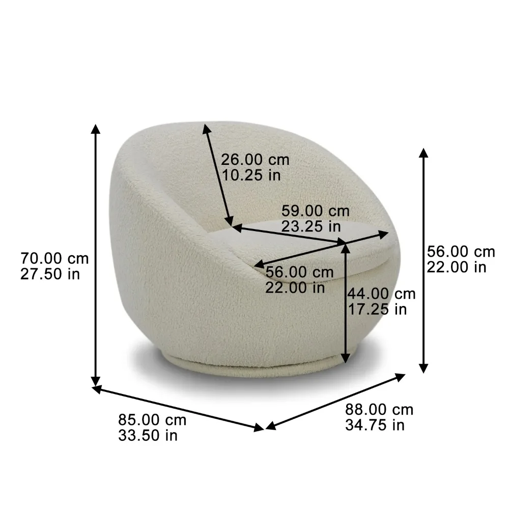 Cream Kids Sofa Lazy Floor Sofa Bedroom Single Person Lazy Floor Sofa Bedroom Single Person  Suede Chair Swivel Chair 2