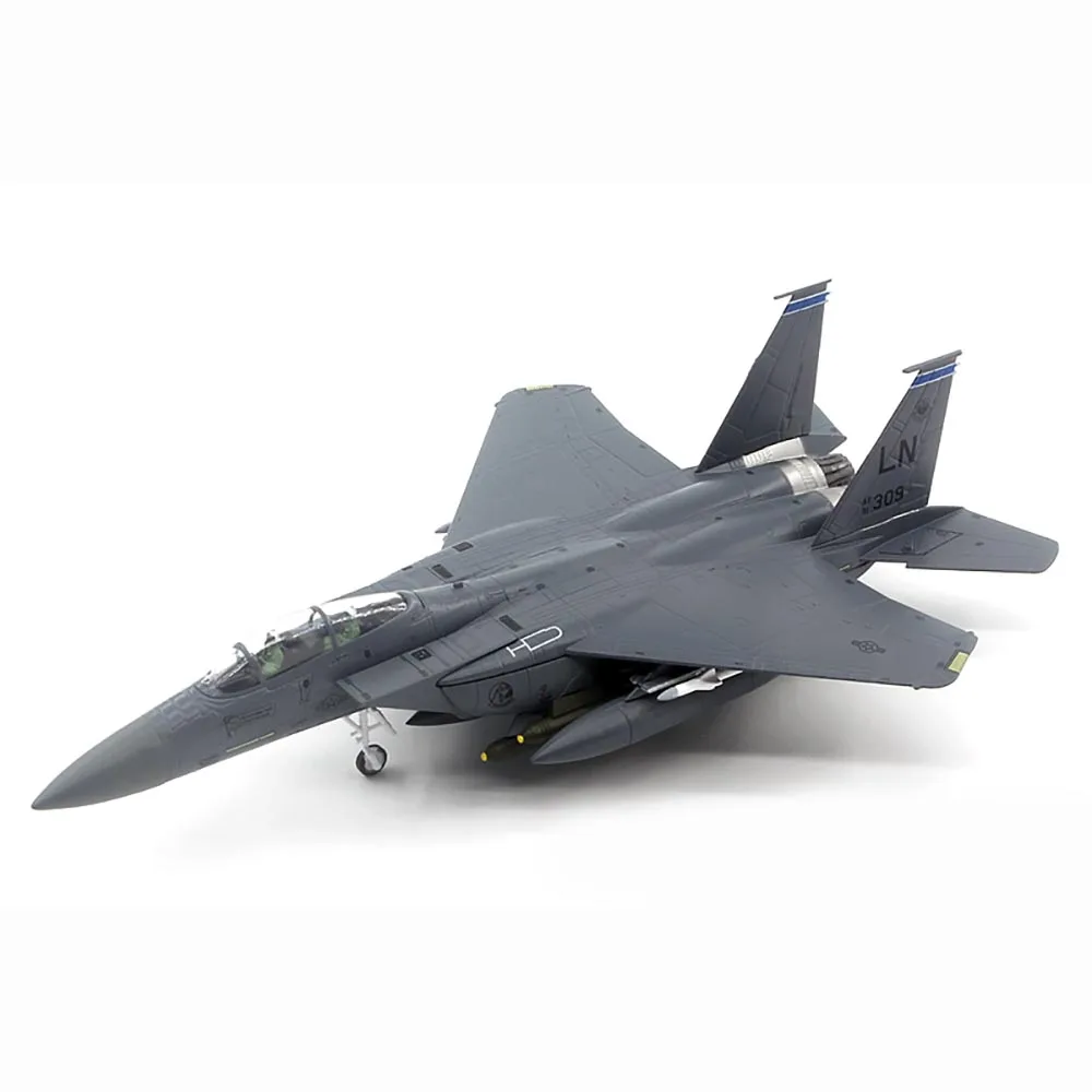 

Diecast AMER US Air Force F-15E Attack Eagle Fighter 91-0309 Alloy Finished F15 Aircraft Model 1/100 Scale Finished Gift Toy