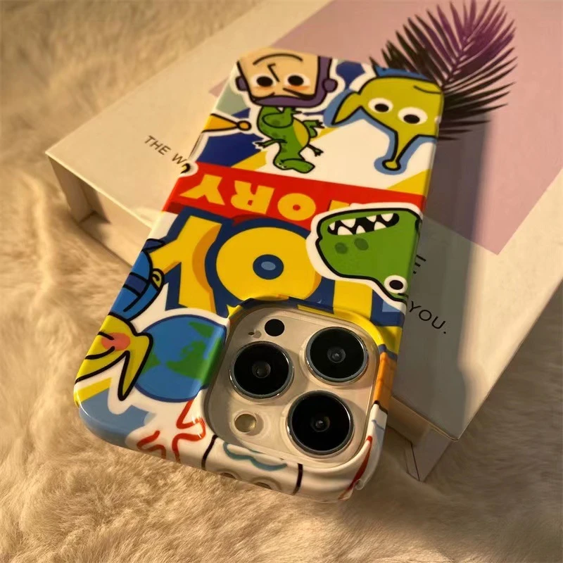thumbnail image 1 of Funda de teléfono de Disney Toy Story, Buzz Lightyear Monster Lotso para Iphone 14, 13, 12, 11 Pro, XS, Max, X, XR, 7, 8plus, pareja Kawaii, 1 of 5
