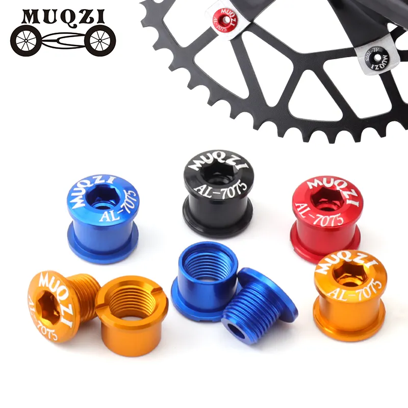 5pcs MUQZI Mountain Bike Chainwheel Screws Bicycle Chainring Wheel Bolts 