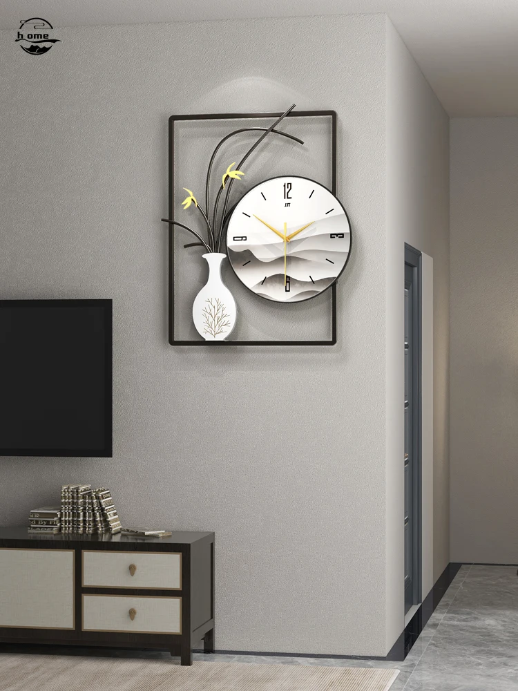 Orologio da parete rettangolare dal design moderno Grigio