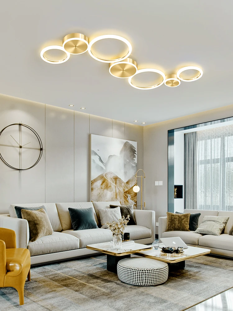 

Living Room Ceiling Lamp Modern Minimalist and Magnificent round Study Lamp Room Lights