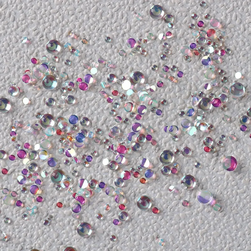 350Pcs Clear Dewdrop Gocce D'Acqua Abbellimenti Simulazione Round Clear Waterdrop Resin Beads Scrapbooking Abbellimenti Fai Da Te