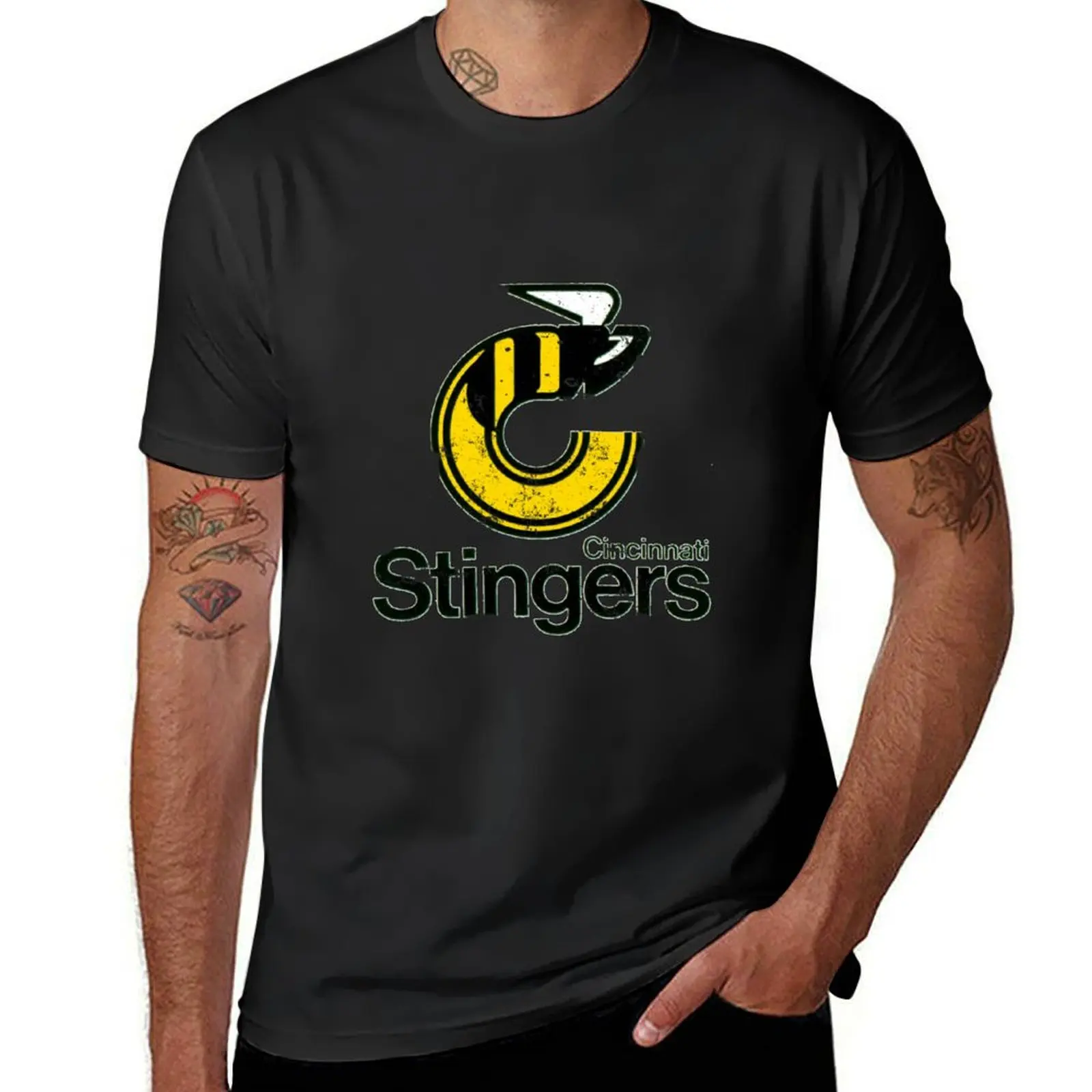 

Cincinnati Stingers T-Shirt new edition customs design your own anime clothes blacks mens graphic t-shirts pack