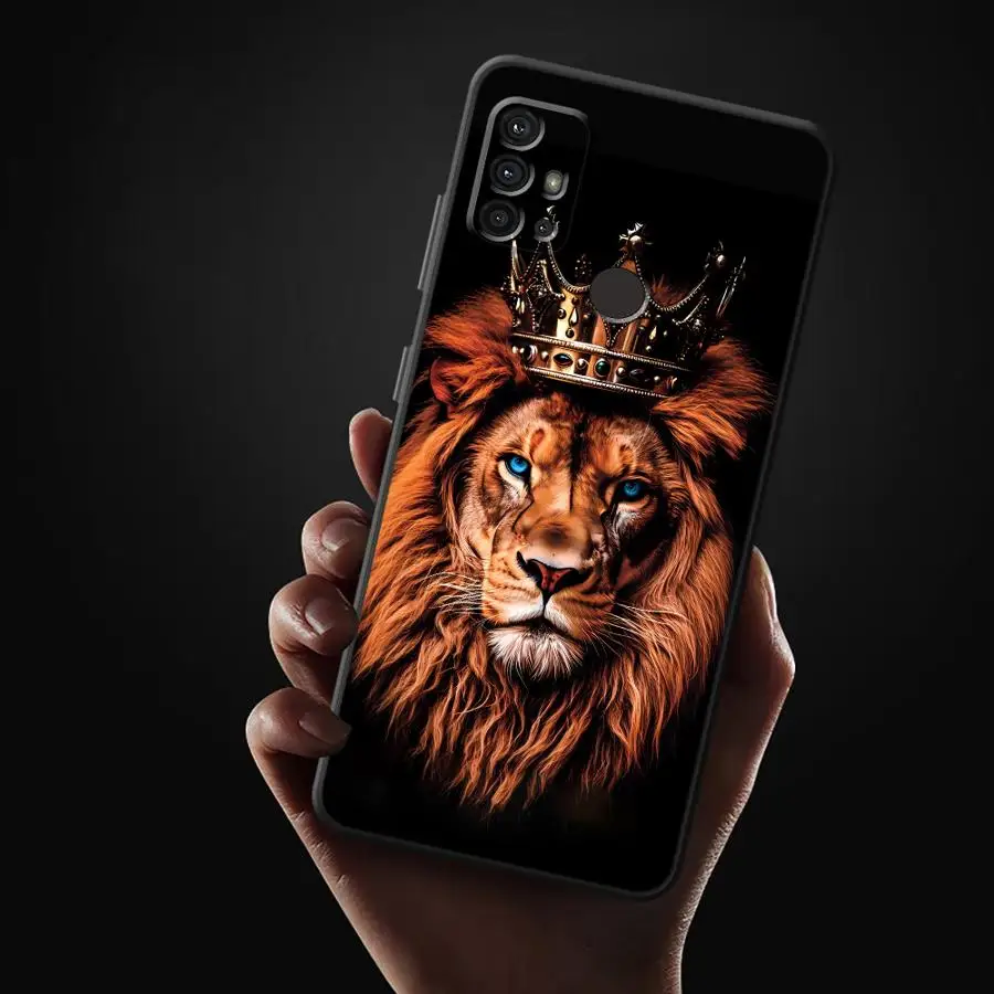 Cool Lion Design Phone Cover Case