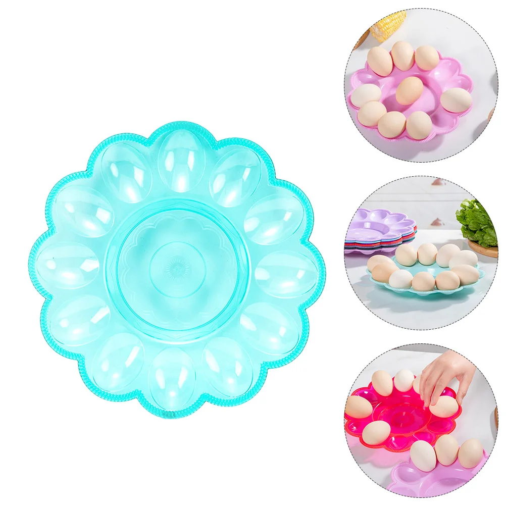

4 Pcs Refrigerator Drawers Egg Storage Tray Case Organizer Box Container Carrier