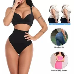 High Waist Tummy Control Panties Women Thong Panty Shaper Slimming Underwear Butt Lifter Belly Shaping Cincher Brief Body Shaper