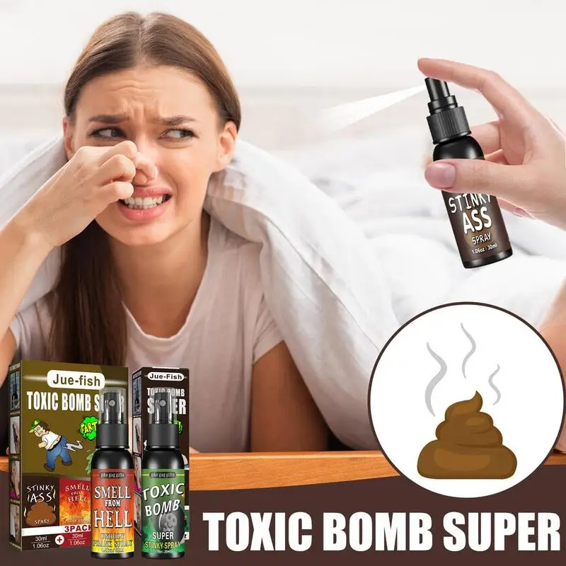 Fart Spray Toy Hilarious Gag Gifts Pranks For Adults Or Kid Non Toxic