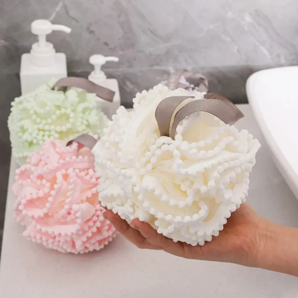 Soft Exfoliating Bathing Flower Bubble Sponge
