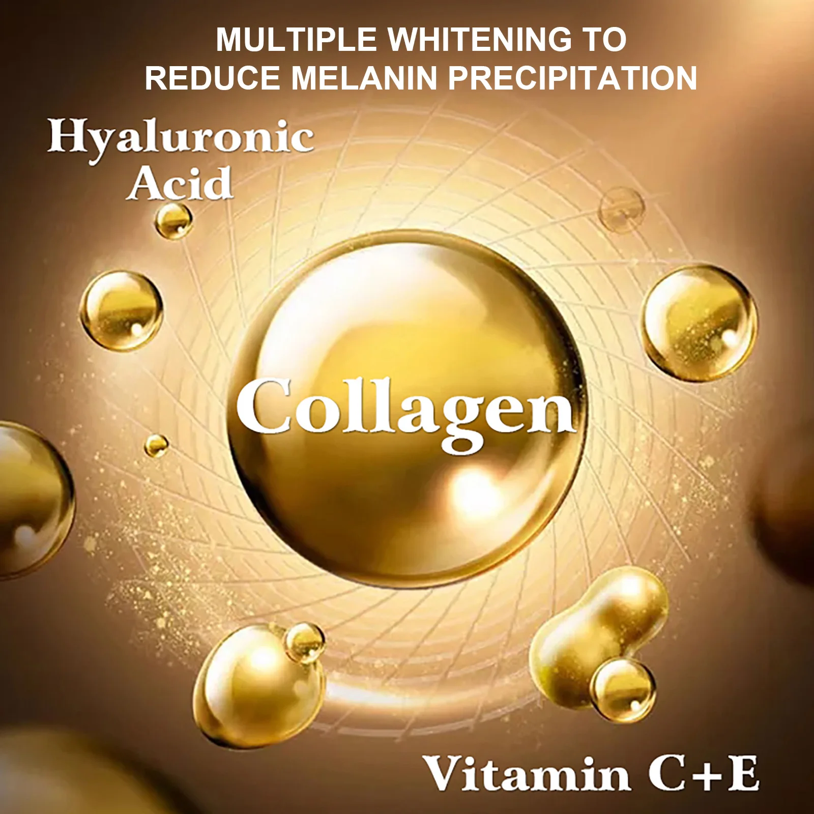 AILKE 24K Collagen Facial Whitening Set, Reduce Black Spots, Freckles, Brightening, Moisturizing Beauty Set For All Skin Types