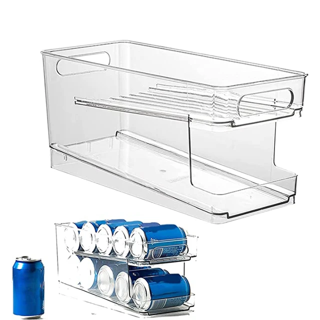 Storage Organizer Holder Kitchen Fridge  Soda Organizer Refrigerator -  Storage Box - Aliexpress