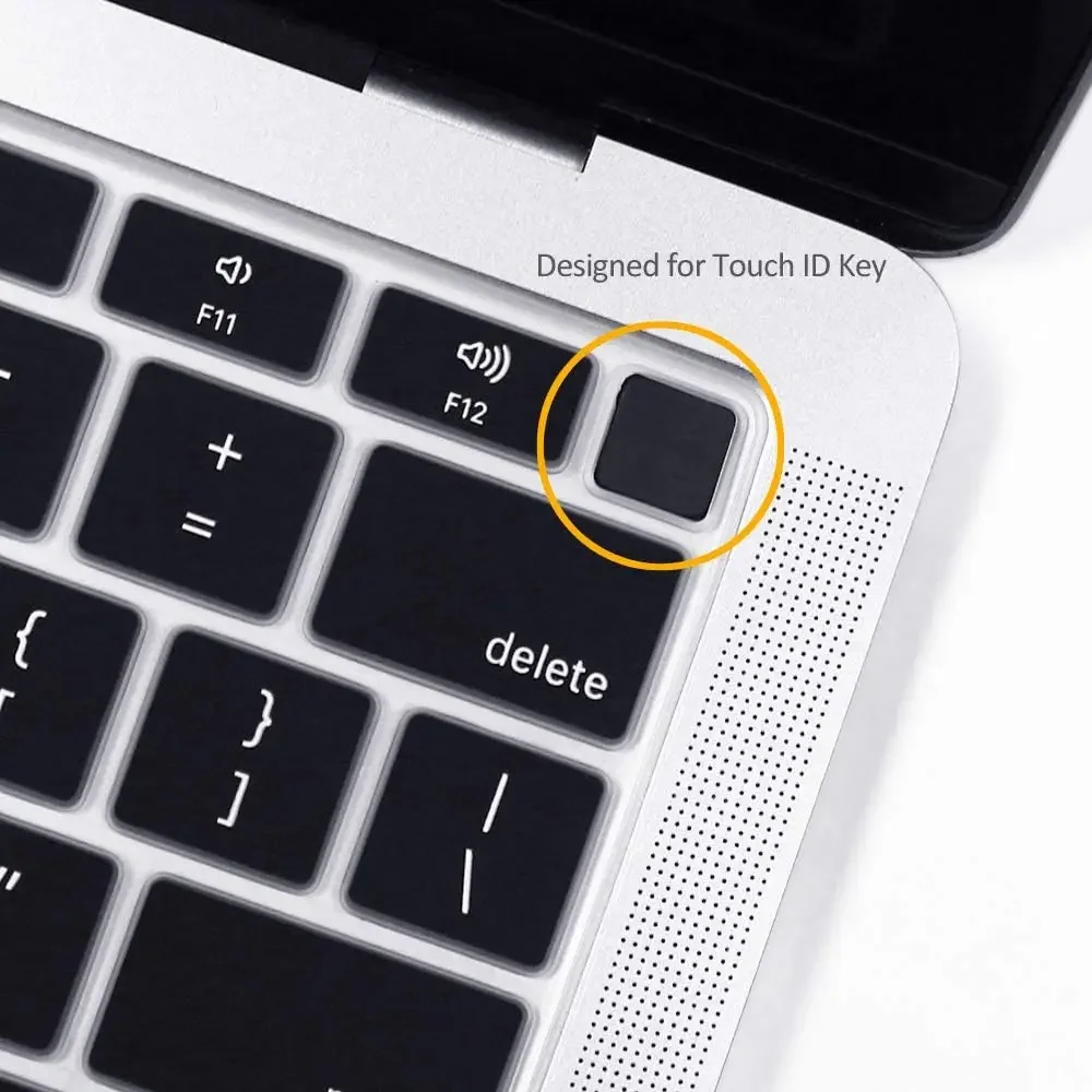 Ultra Thin Silicone Keyboard Protector for 13-inch MacBook Air with Touch ID
