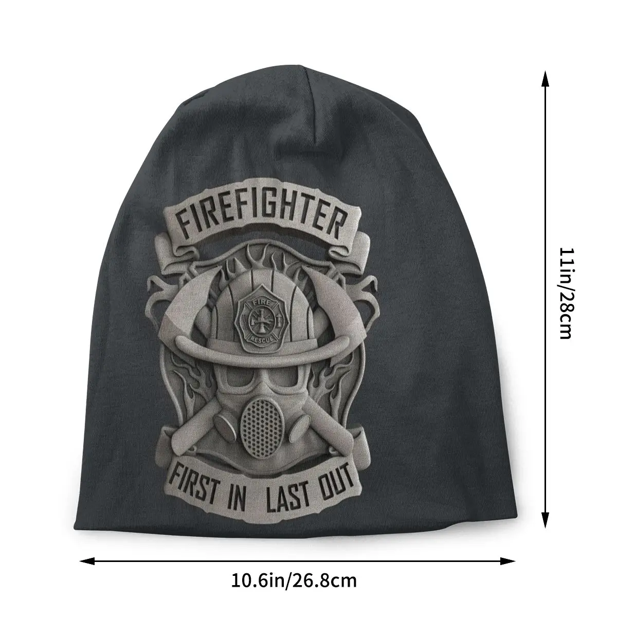 Fireman Fire Rescue Skullies Beanies Caps Router Firefighter Thin
