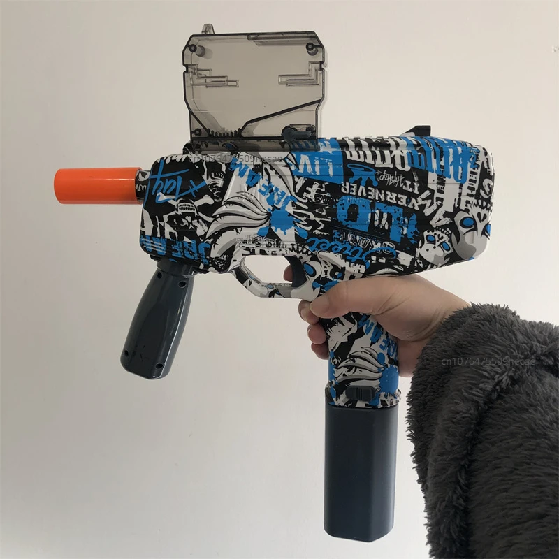 

Электрический высокоскоростной пистолет-бластер для граффити, игрушечный пистолет для пейнтбола и брызг, для детей, уличная игра для стрельбы, водяной пистолет