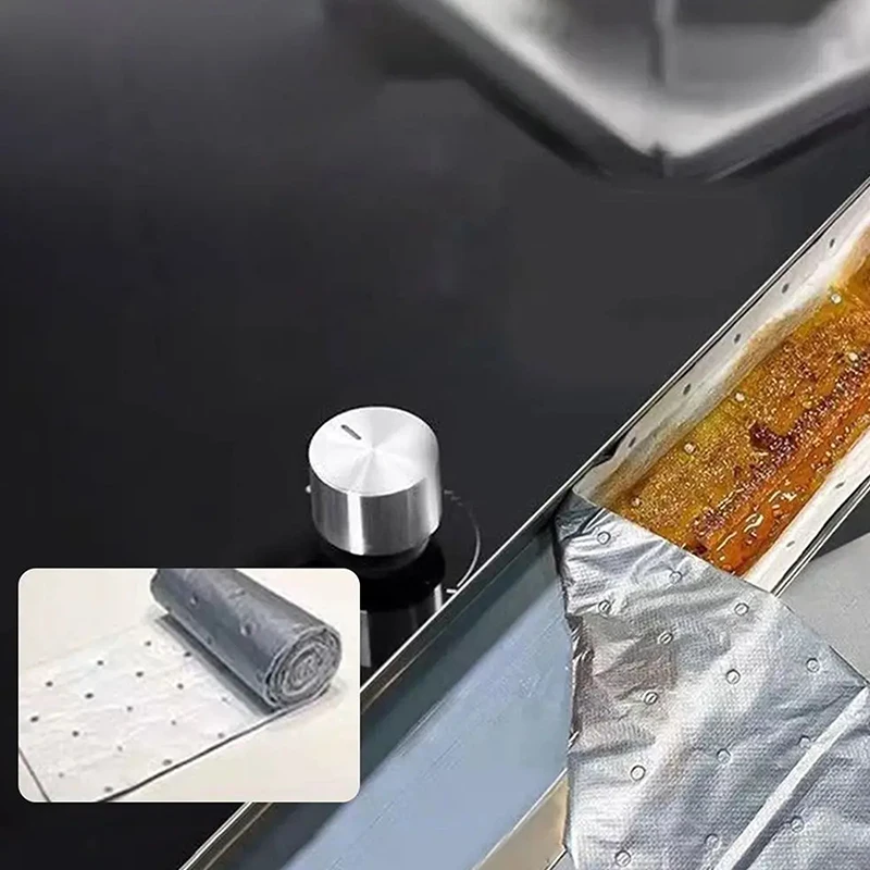 Kitchen Hood Covers 10pcs Disposable Range Hood Grease Filter Oil Absorb Cotton Paper Oil-absorbing Household Universal Pad