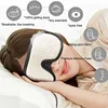 3D Blocking Light Soft Sleep Mask Padded Travel Rest Sleeping Eye Cover 2