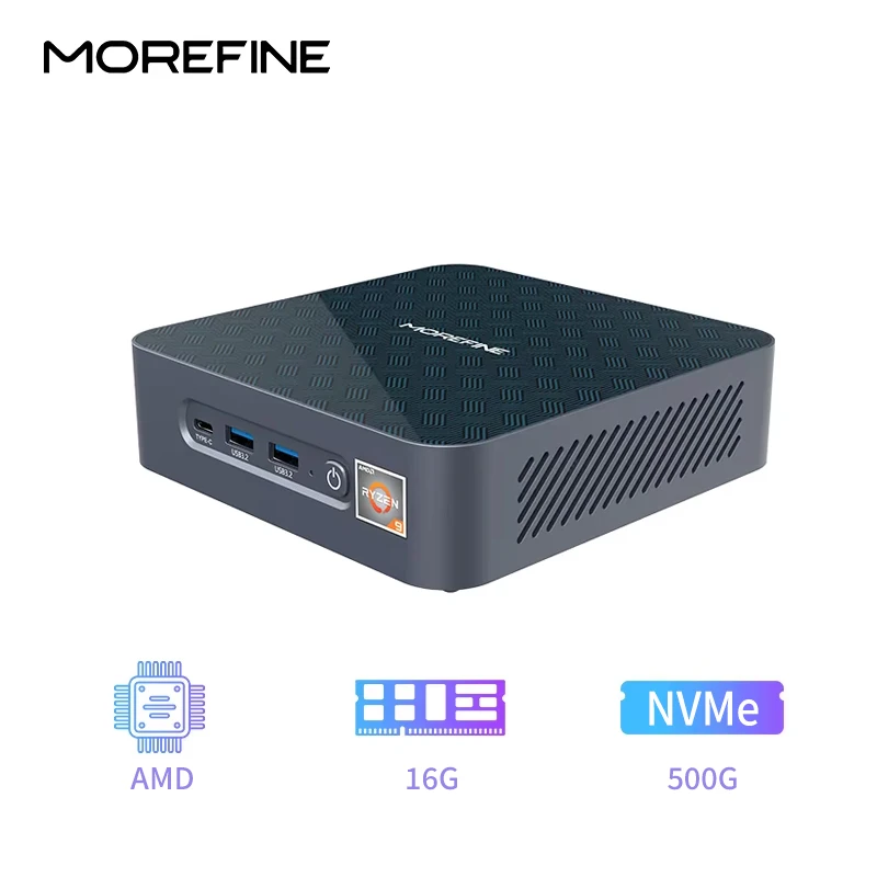 MOREFINE S500 AMD Ryzen Mini PC R9 6900HX R7 7840HS