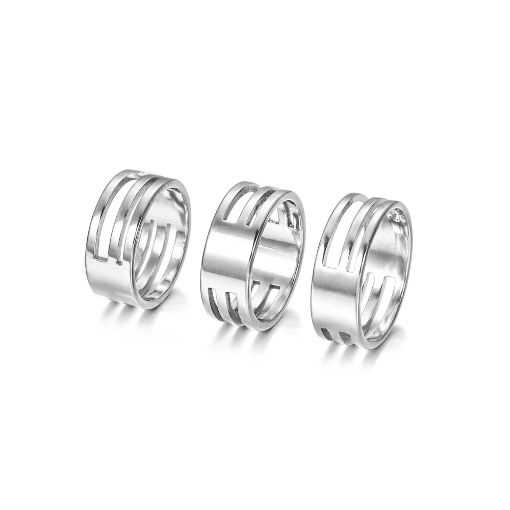 Stainless steel ring open ring DIY jewelry