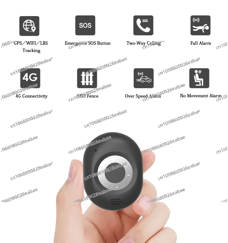 מוצרי טיפול קשישים ip68 עמיד למים שיחות מעקב אחר מיקום מכשיר אנטי חטיפה sos פאניקה כפתור פאניקה ילדים גשש