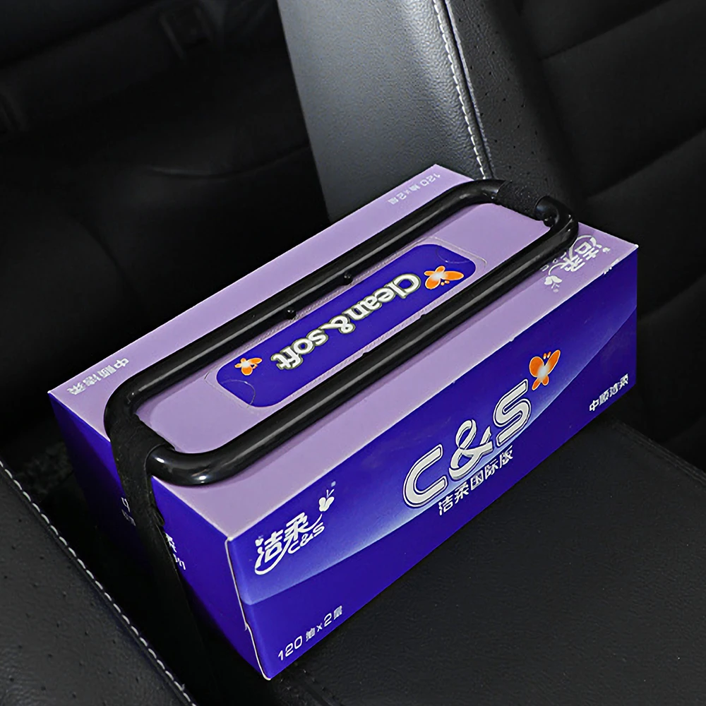

Car Sun Visor Elastic Hanging Napkin Box Holder for Land Rover Discovery 3 4 R4 LR2 for Range Rover Evoque Sport Dander 2 3