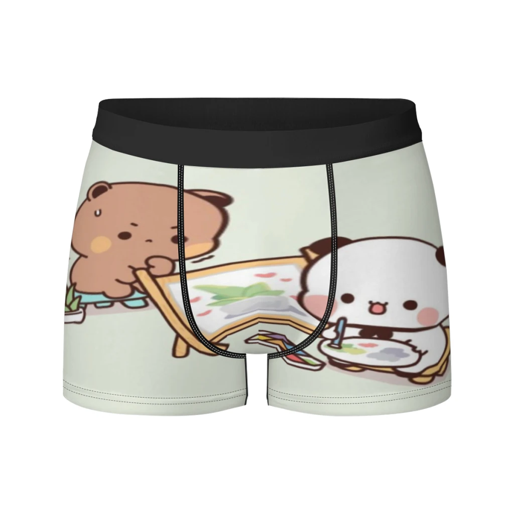 thumbnail image 1 of Calzoncillos tipo bóxer transpirables para hombre, ropa interior, regalo, con diseño de oso panda, Bubu Dudu, 1 of 5