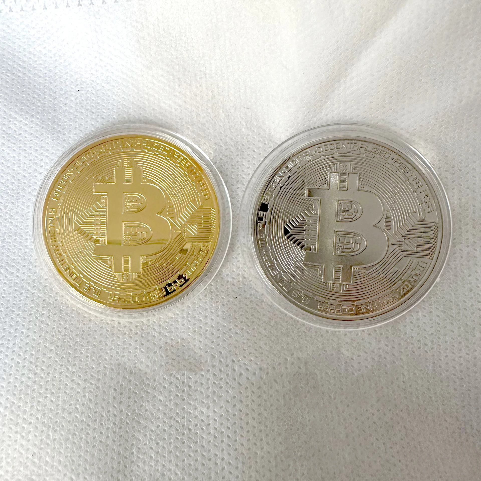 Collectible Art Gift Bitcoin Coin Gold Plated Commemorative Metal Antique Imitation Coins Bit BTC Metal Antique Collection Gift 6