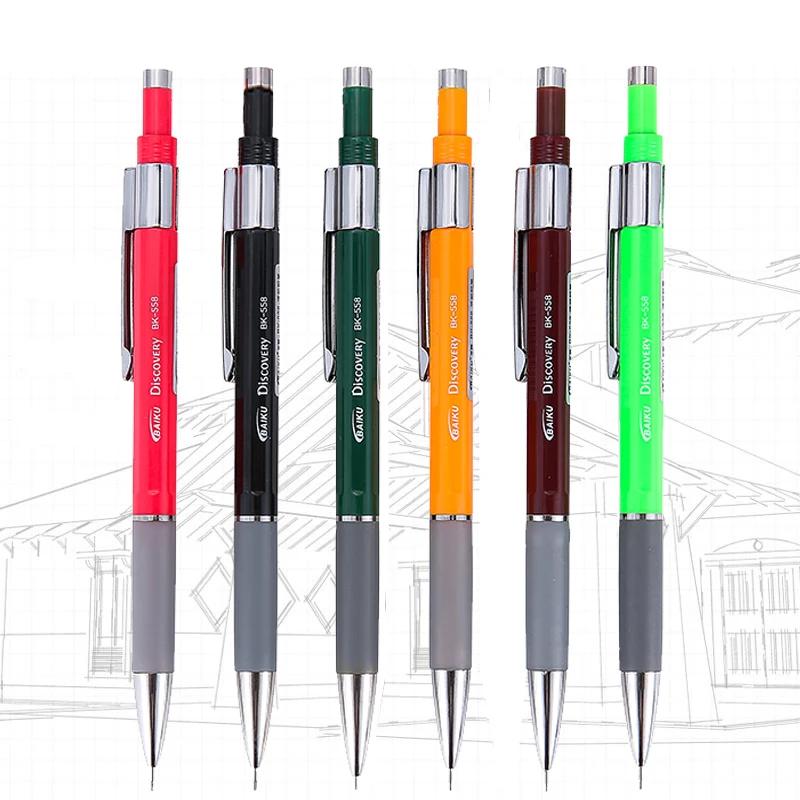Creative Mechanical Pencil Set 0.5/0.7mm Replaceable Lead Automatic Pencil Office Writing Art Painting Tools Supplies Stationery 3