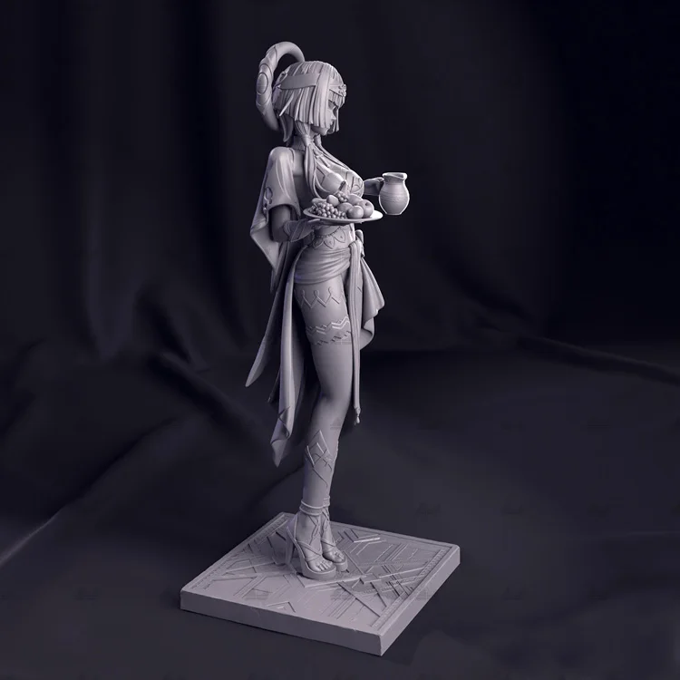 1/18 100mm 1/24 75mm Resin Model Slave Girls Unpainted Figure Sculpture No Color RW1069