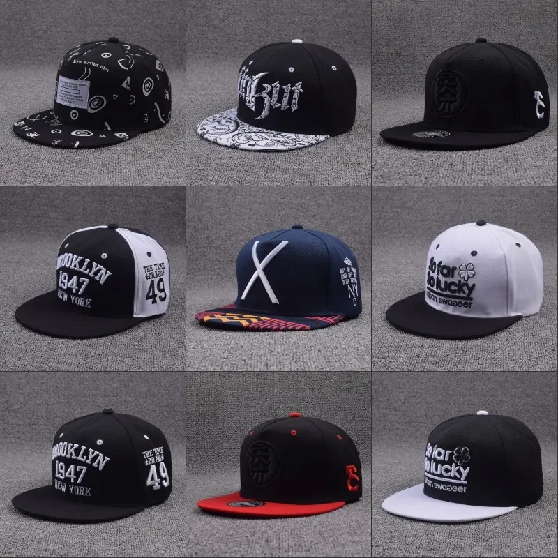 Brief Stickerei Hip Hop Caps Für Männer Frauen Mode Coole Snapback Hut Erwachsene Outdoor Casual Baseball Caps Flache Krempe Sonnenhüte