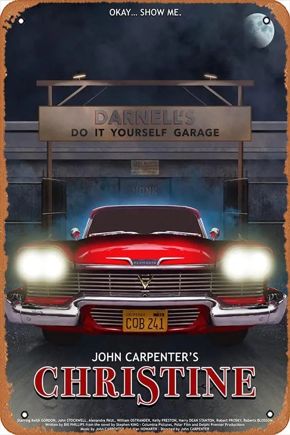 AirBnk серия фильмов «Кристин», винтажный фотопостер, художественные классические кинопостеры, мужская пещера, настенное художественное украшение, подарок для женщин