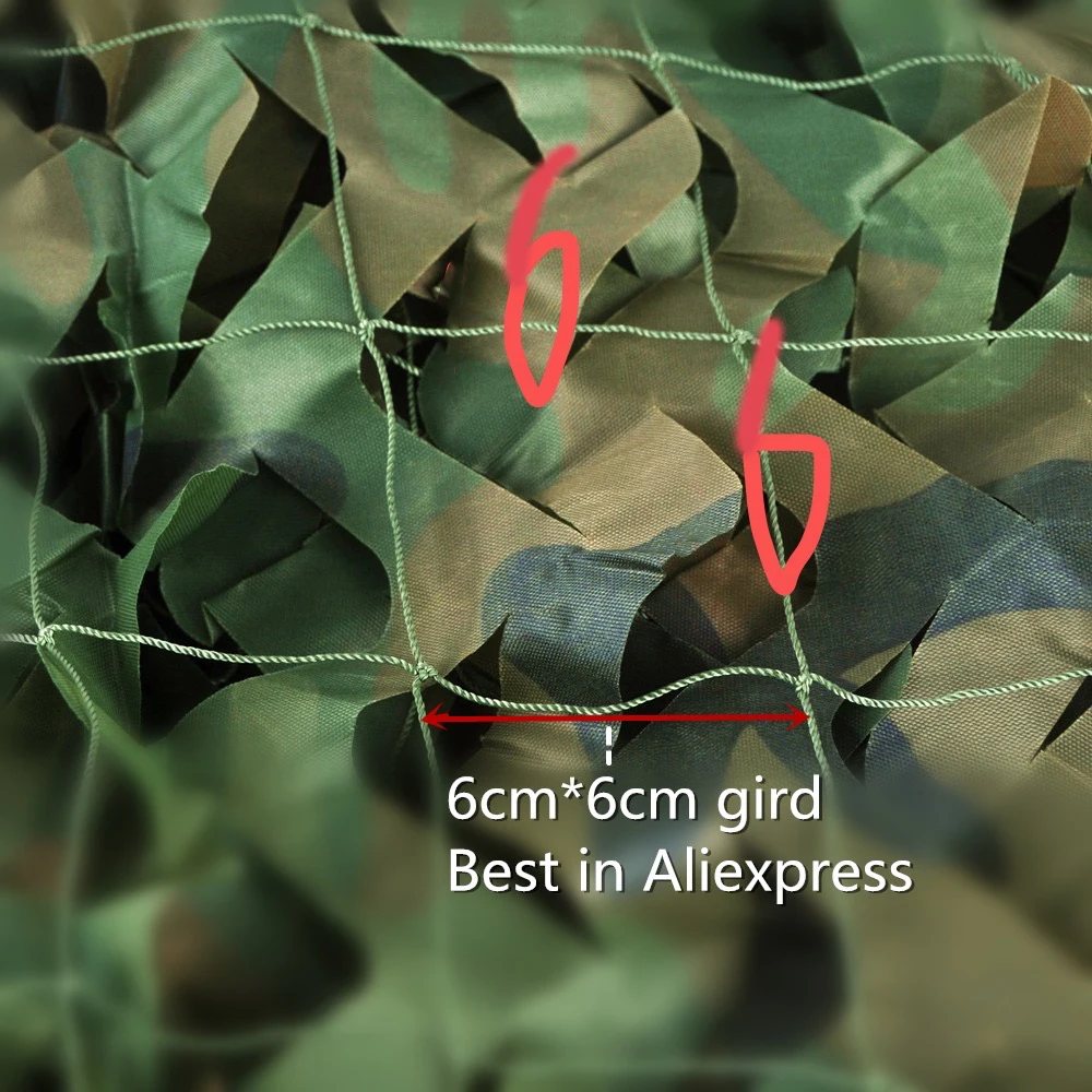 Welead 5x7 5X8 5X9 5X10M Reinforced Woodland Camouflage Net