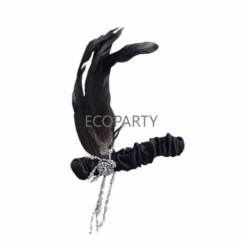 20 Ladies 1920s Flapper Girl The Gatsby Fancy Dress Accessories 5 PCS Set Party Charleston Gangster Girl Costume Retro Accessory