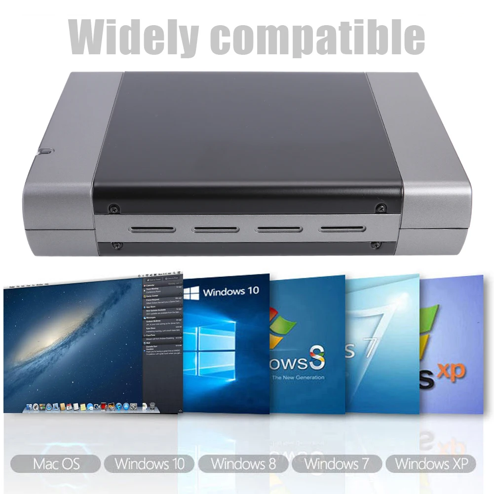 Polegada Usb 3.0 Sata Externo Unidade Óptica Case Gabinete Caixa Adaptador de Liga de Alumínio 4.8gbps Externo Hdd Disco Gabinete Case 5.25 - Imagem 3