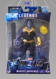 thumbnail image 1 of Figuras de acción de Marvel Legends Los Vengadores Iron Man Spider Man Thor Capitán América Thanos Hulk War Machine de 15 cm, 1 of 5