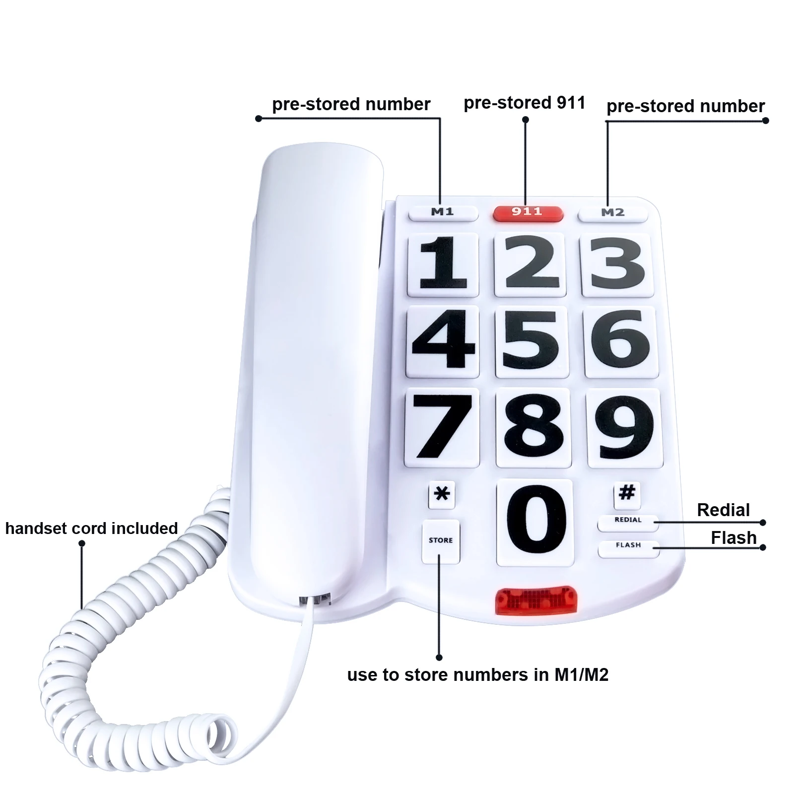Landline Phones With Big Numbers Sale In gbupresnenskij.ru