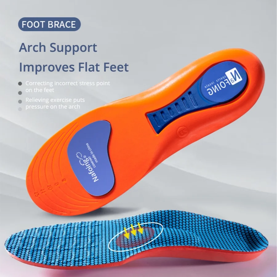 รูปสินค้า พื้นรองเท้า Orthotic รองรับแรงกระแทก สำหรับรองเท้ากีฬาและรองเท้าแพทย์