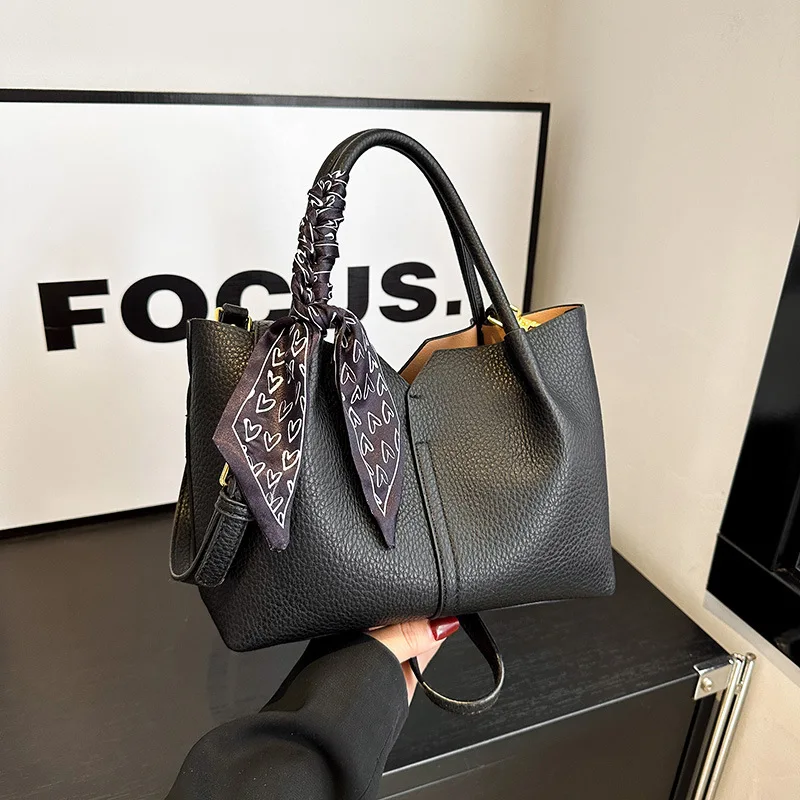 

YFJC Large Women's Bag Large Capacity Shoulder Bags High Quality PU Leather Bags Ladies Wild Bags Luxury Designer Handbag