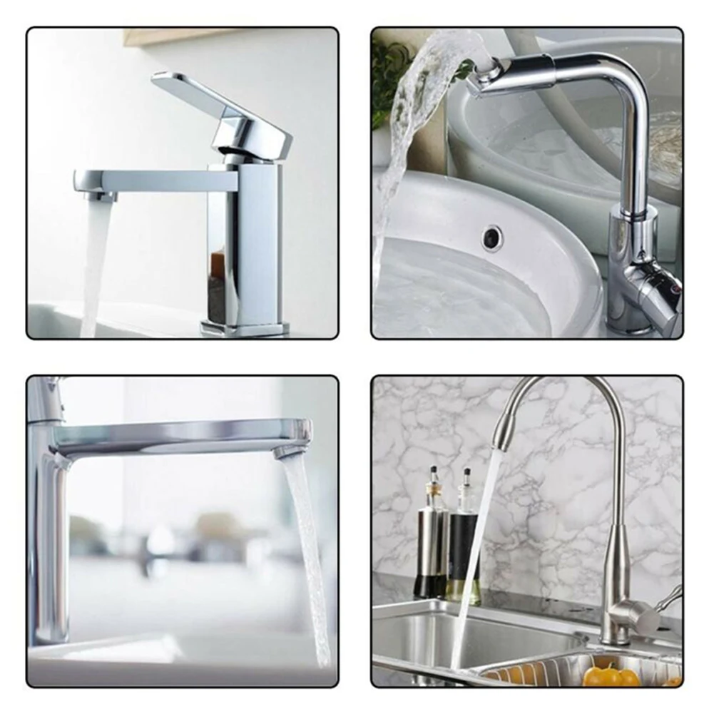 Description Picture 6 of item3PCS Brass Water Saving Faucet Tap Aerator Replaceable Filter Mixed Nozzle  Thread Smart Home Bathroom Accessories Dropship