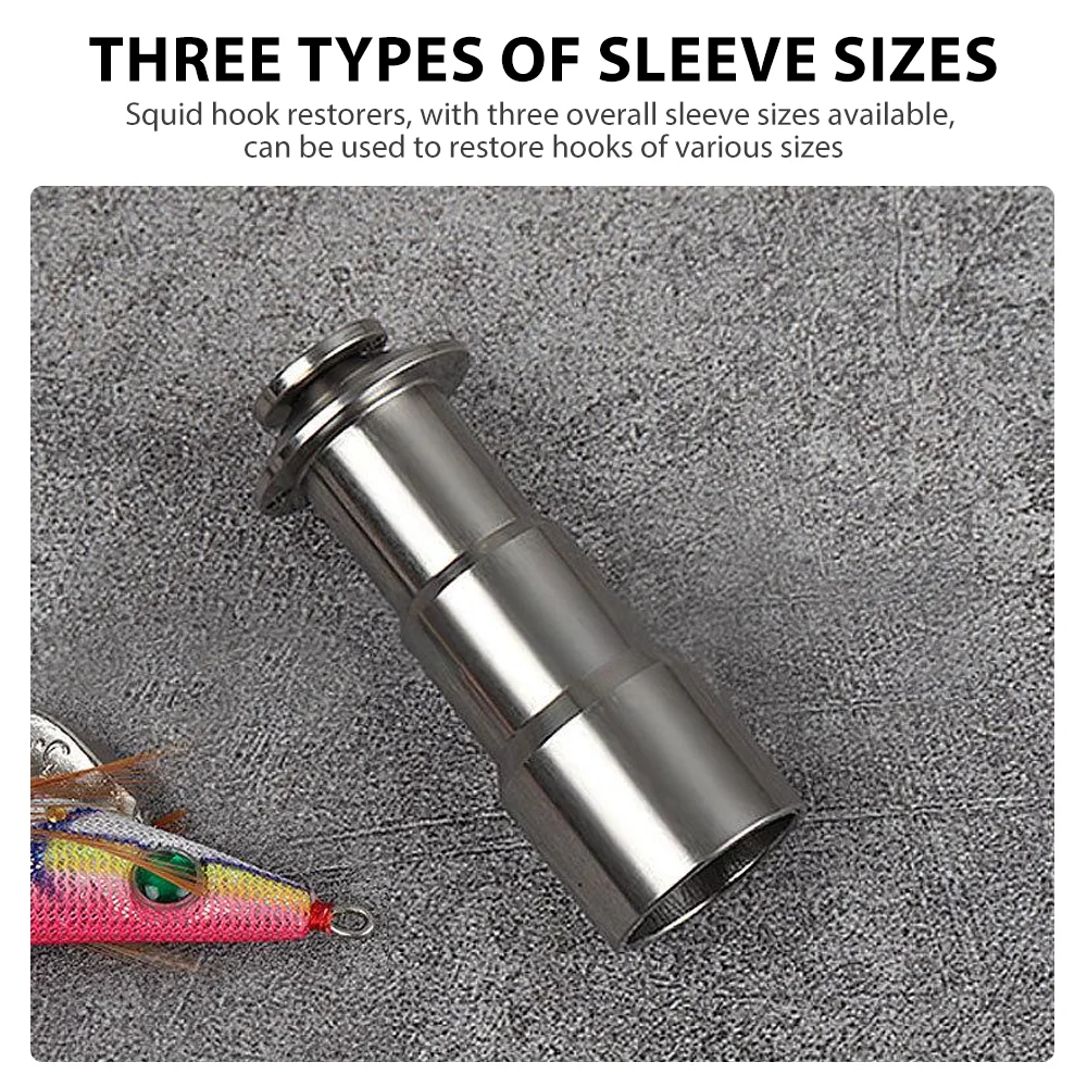 1PC Squid Hook Corrector Stainless Steel Octopus Hook Repair Tool Can Restore Deformed Fishhook Fishing Pesca Tackle Accessories