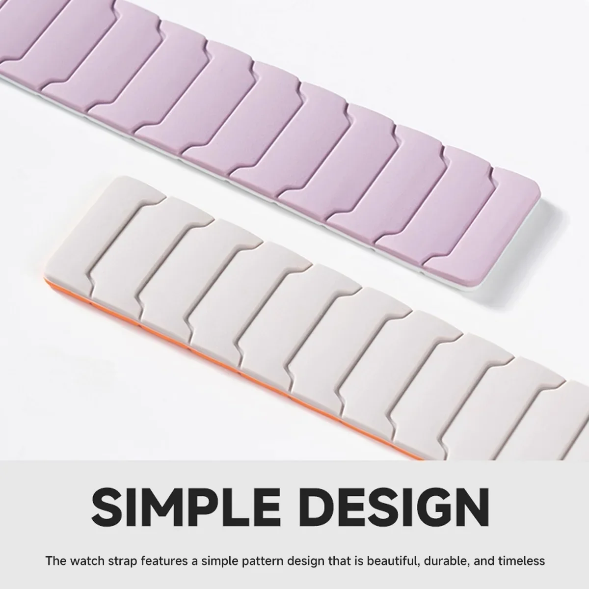 Silicone Magnetic Band for Smartwatch - 20mm/22mm Sport Strap Bracelet