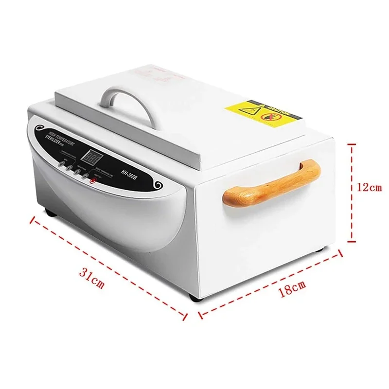 Nail Art Tools Nail Tool Sterilizer Manicure Tool Disinfection Box Electric Disinfection Box High Temperature Dry Heat Sterilization Box Small Disinfection Cabinet Nail Disinfection Tool Spa Salon Beauty Spa Equipment