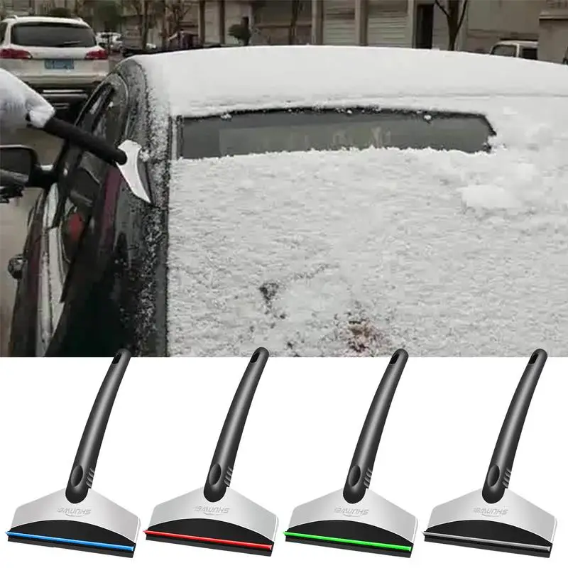 

Car Snow Shovel 6 Inch Scratch Free Bristle Head Snow Brush Car Snow Brush And Ice Scrapers For Cars Trucks SUVs