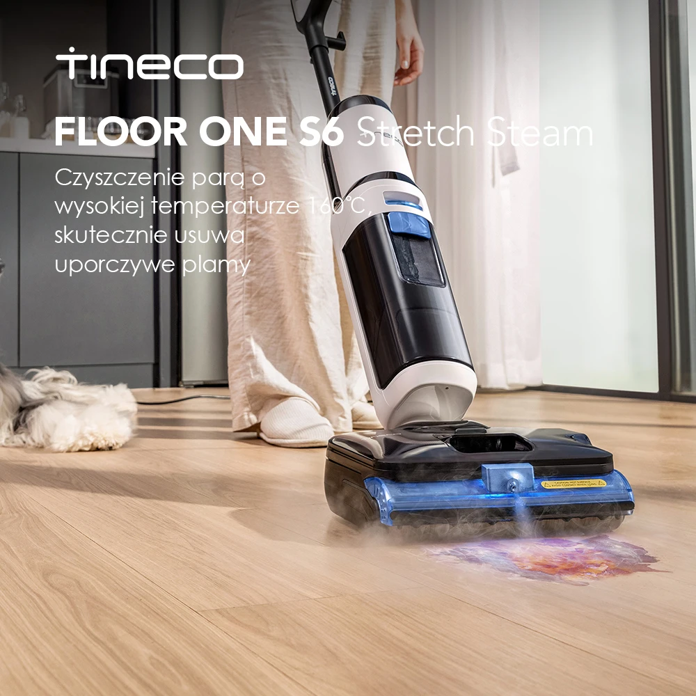 Tineco FLOOR ONE S6 Stretch Steam z EU za $381.3 / ~1428zł Tineco FLOOR ONE S6 Stretch Steam z EU za $381.3 / ~1428zł