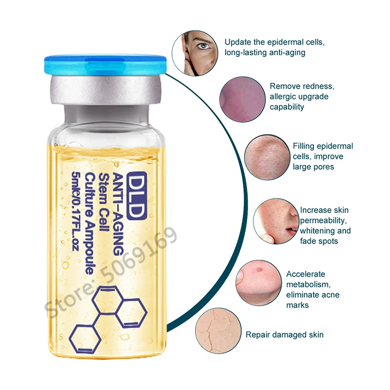 5ml Glow BB Cream Hyaluronic Acid Ampoule Starter Kit Facial Repair Foundation Moisturising Cream Hydrating Spa Skin Care 2