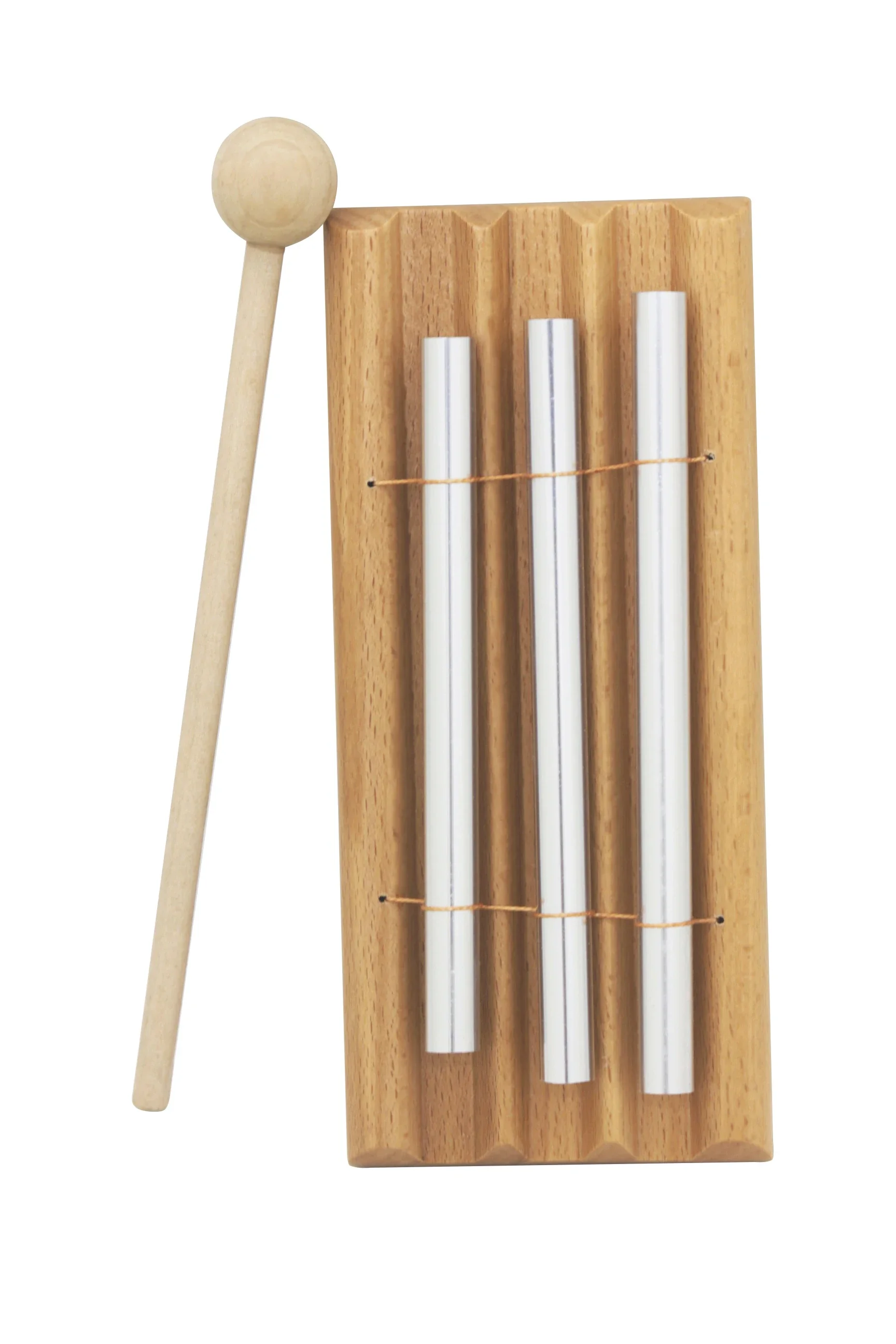 Bamboo Wind Chimes Meditation Chimes Children Percussion Instruments 3 Tone Wind Chimes Tabletop Meditation Chime Wooden Wind Bell With Mallet Kids Educational Music Toys Percussion Instrument