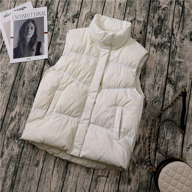 Parkas SEDUTMO Winter Oversize Duck Down Jacket Women Quilted Short Warm Basic Vest Ultra Light Thin Casual Waistcoat ED1853 long puffer coat womens