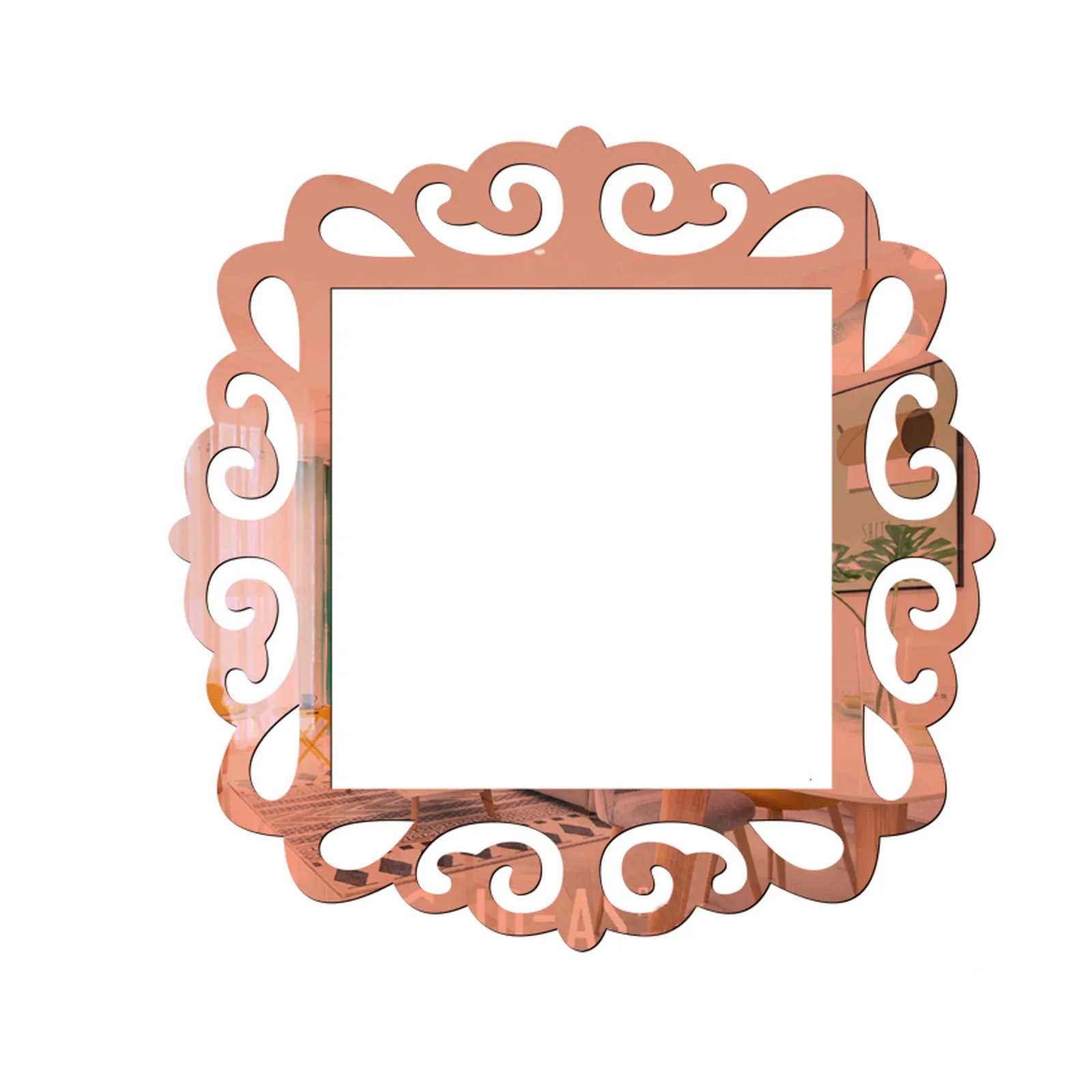 Hot Sale Waterproof Switch Sticker Home Decor Wall Mirror Style Photo Frames For Shop Switch Home Decoration Wall Mirror