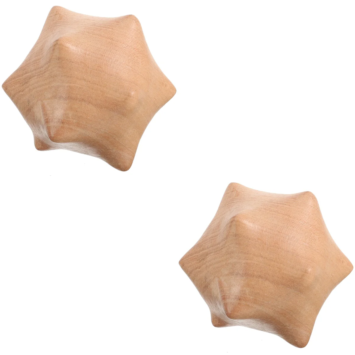

2 Pack Ball Handballs Tools Wooden Mahogany Convenient Practical Outdoor